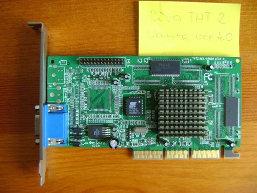 Zdjęcie oferty: Karta Graficzna RIVA TNT2 Vanta AGP 16 MB