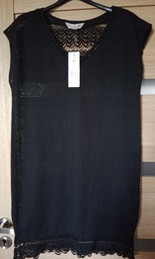 Zdjęcie oferty: Sukienka plażowa czarna koronka Nieużywana 36 38