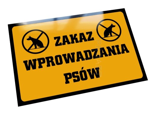 Zdjęcie oferty: METALOWA tabliczka zakaz wprowadzania psów