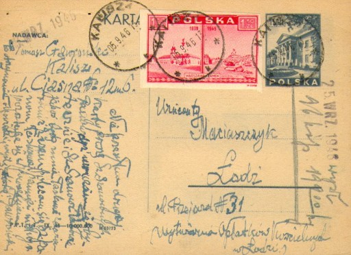 Zdjęcie oferty: 1946 - Kalisz - Cp 95 