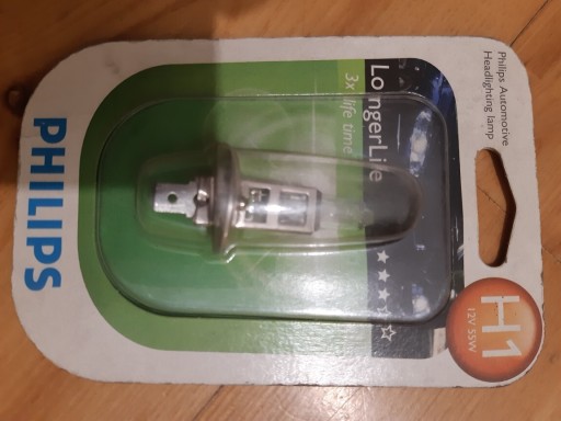 Zdjęcie oferty: Philips H1 longer żarówka samochodowa 