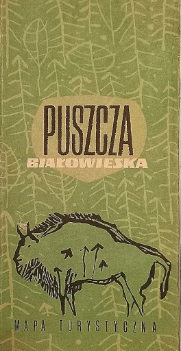 Zdjęcie oferty: Puszcza Białowieska: stara mapa turystyczna 1971