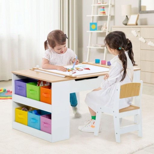Zdjęcie oferty: Wielofunkcyjne biurko dziecięce costway HY10243NA