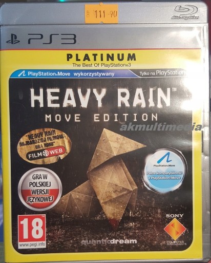Zdjęcie oferty: Heavy Rain na PS3 PL Move