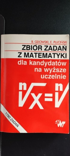 Zdjęcie oferty: Zbiór zadań z matematyki 