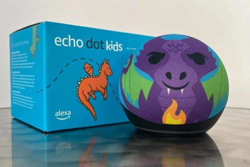 Zdjęcie oferty: Głośnik Amazon Echo Dot 5 Kids Smok Dragon 