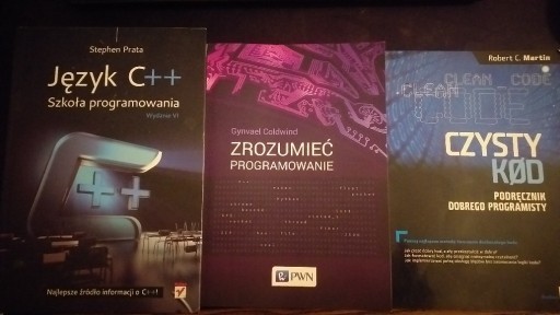 Zdjęcie oferty: Zestaw książek o programowaniu – C++, czysty kod, dobre praktyki