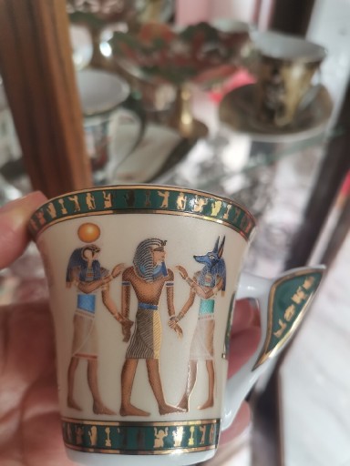 Zdjęcie oferty: Porcelanowe  filiżanki do espresso Egipt 