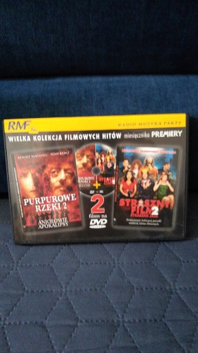 Zdjęcie oferty: PURPUROWE RZEKI 2 + STRASZNY FILM 2 NA DVD