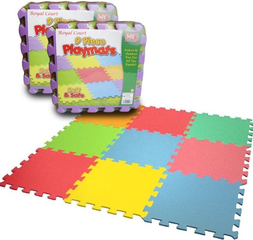 Zdjęcie oferty: DUŻA MATA PIANKOWA DYWAN PUZZLE EVA GRUBE 10sz