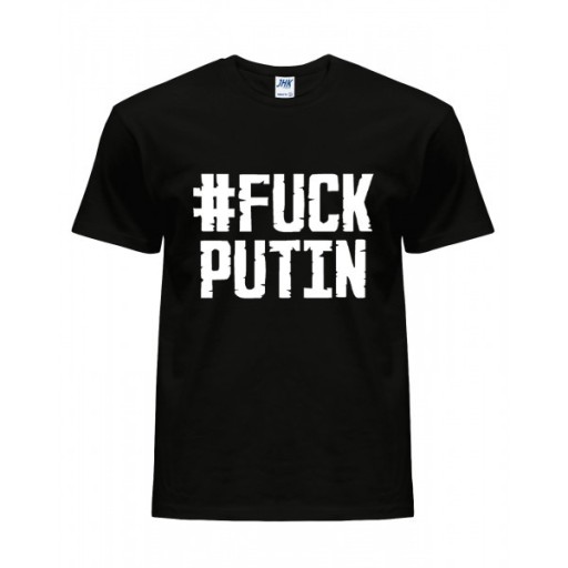 Zdjęcie oferty: T-shirt Koszulka z nadrukiem wzorem #FUCK PUTIN  