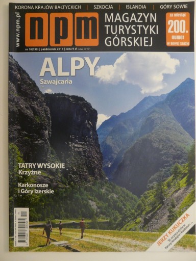 Zdjęcie oferty: Magazyn turystyki górskiej n.p.m. październik 2017
