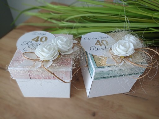 Zdjęcie oferty: Kartka 3d exploding box rocznica ślubu urodziny 