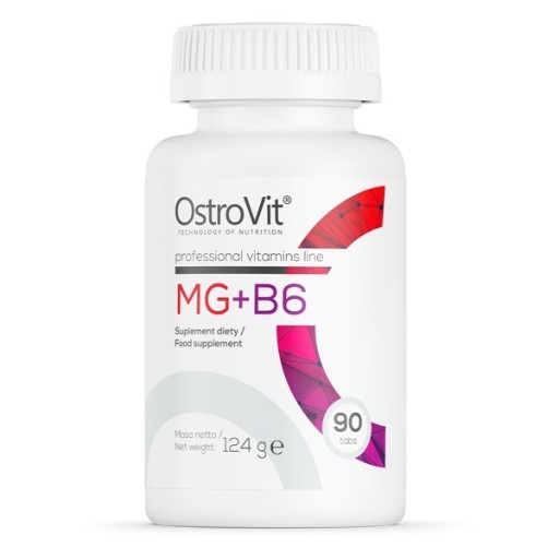 Zdjęcie oferty: OstroVit Mg + B6 90 tabletek