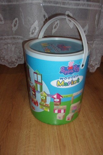 Zdjęcie oferty: peppa pig klocki drewniane wooden market