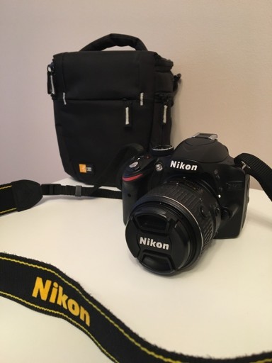 Zdjęcie oferty:  Nikon D3200 +obiektyw NIKKOR 18-55 mm + dodatki 