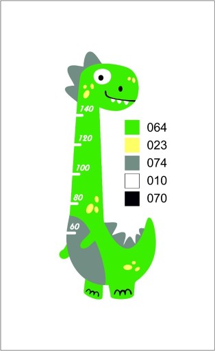 Zdjęcie oferty: Dinozaur - miarka wzrostu