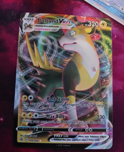 Zdjęcie oferty: Boltund V max karty Pokemon 