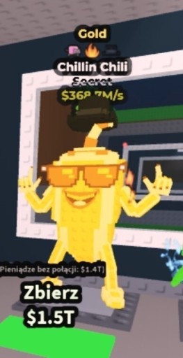 Zdjęcie oferty: Brainrot Chilin Chili 368.7m/s -Brainroty 