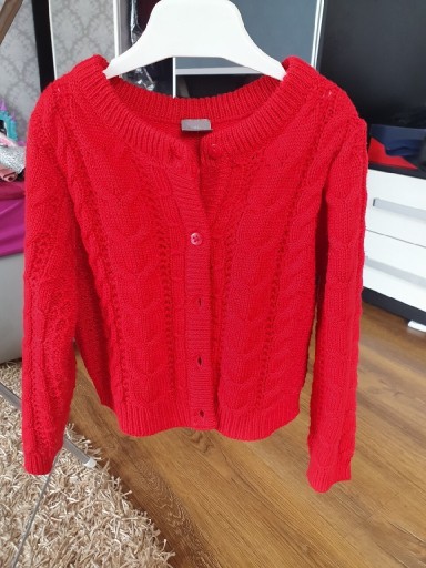 Zdjęcie oferty: Czerwony sweterek rozm 104