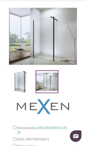 Zdjęcie oferty: Ścianka prysznicowa MEXEN
