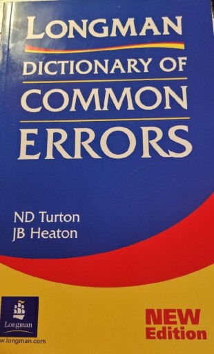 Zdjęcie oferty: Longman Dictionary of common errors