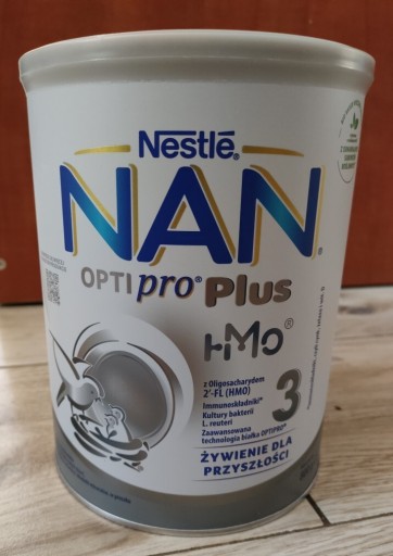 Zdjęcie oferty: Nestle Mleko modyfikowane nan opti pro plus 3