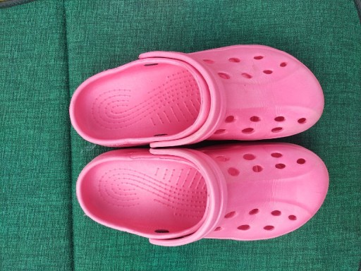 Zdjęcie oferty: Klapki dziecięce typ Crocs roz. 37 różowe ogrodowe