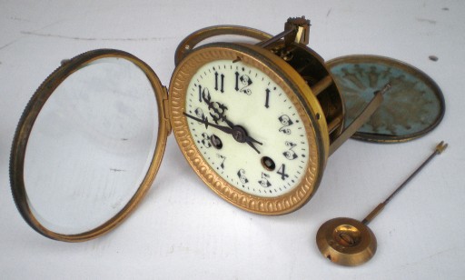 Zdjęcie oferty: francuski zegar kominkowy - mechanizm sprawny