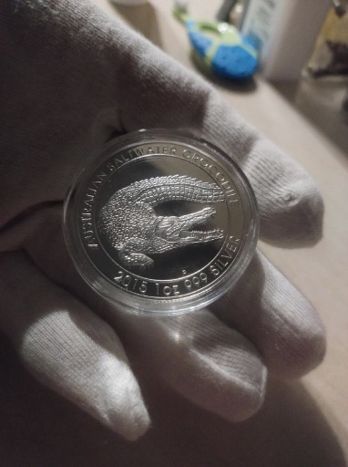 Zdjęcie oferty: Krokodyl różańcowy 2015 r , 1 Oz