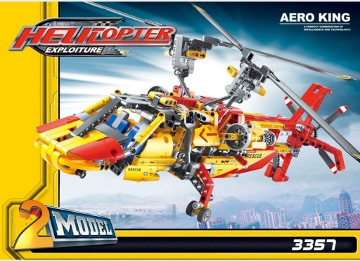 Zdjęcie oferty: Klocki j. LEGO Technic 9396 Helikopter Decool 3357