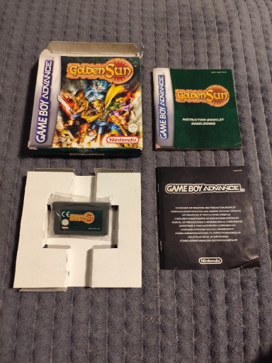 Zdjęcie oferty: Golden Sun GameBoy Advance oryginał komplet