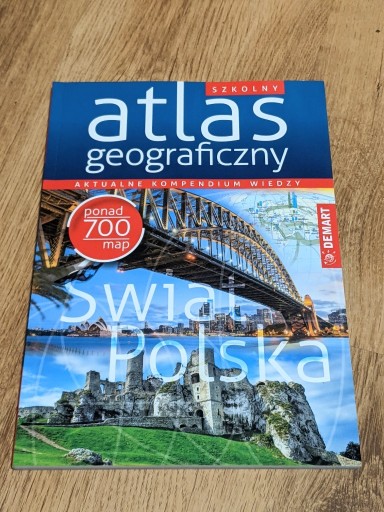 Zdjęcie oferty: Szkolny atlas geograficzny - świat i Polska