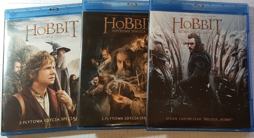 Zdjęcie oferty: Hobbit Kolekcja Blu Ray x 6 wer.ENG PL sub