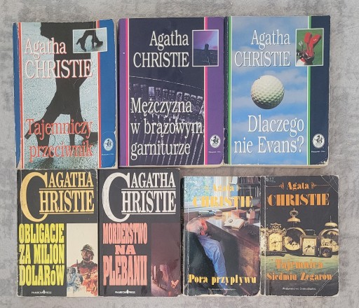 Zdjęcie oferty: Ksiązki Agata Christie 7 książek tytuły w opisie