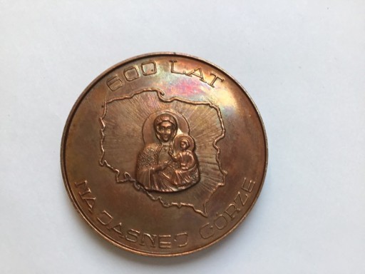 Zdjęcie oferty: Medal 600 lat na Jasnej Górze Jan Paweł II