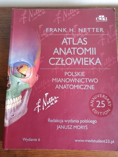 Zdjęcie oferty: Atlas anatomii człowieka-  F.H. Netter