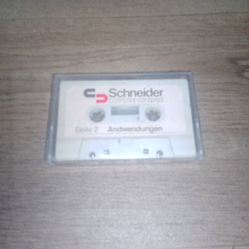 Zdjęcie oferty: Kaseta Schneider computer software orginala 