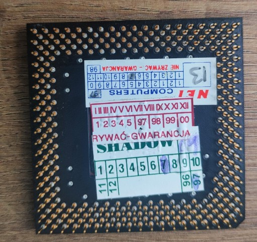 Zdjęcie oferty: Procesor Intel Pentium 166 i166 sprawny 