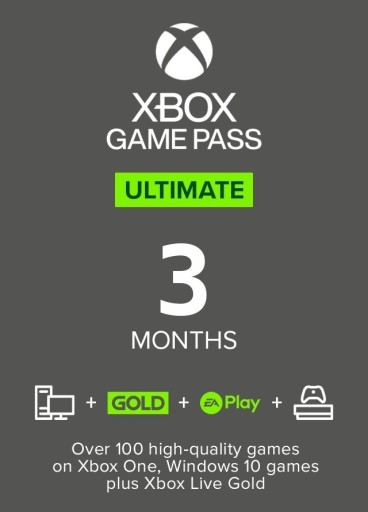 Zdjęcie oferty: OKAZJA 3 MSC XBOX GAME PASS ULTIMATE STARE KONTA