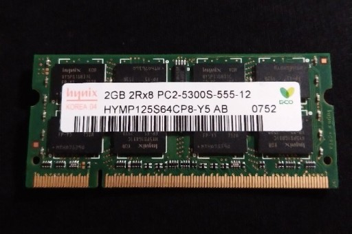Zdjęcie oferty: Pamięć RAM Hynix 2GB SO-DIMM 5300s