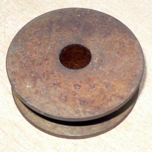 Zdjęcie oferty: Koło pasowe stalowe-Fi-5,5 cm/oś fi-stożek 12/10mm