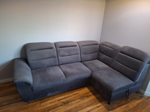 Zdjęcie oferty: Narożnik Linz, sofa rozkladana+ pojemnik i pufa