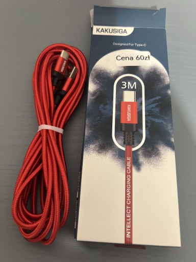 Zdjęcie oferty: Kaku USB - C, 3m, oplot, szybkie ładowanie