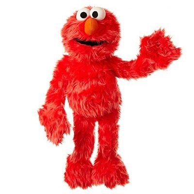 Zdjęcie oferty: Pacynka Elmo z Ulicy Sezamkowej 45cm, Czerwony