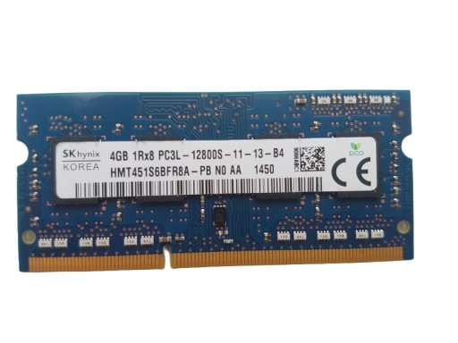 Zdjęcie oferty: Sk Hynix pamięć 4GB PC3L-12800s HMT451S68FR8A-PB