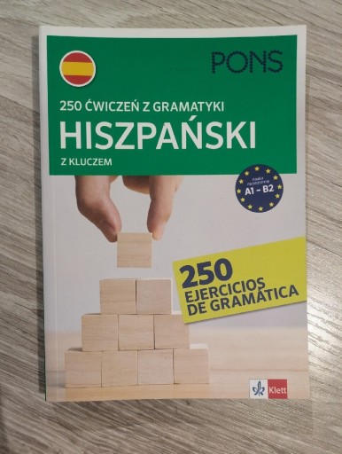 Zdjęcie oferty: 250 ćwiczeń z gramatyki hiszpański z kluczem