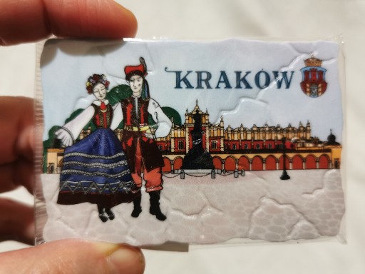 Zdjęcie oferty: Magnes na lodówkę Kraków krakowiacy sukiennice