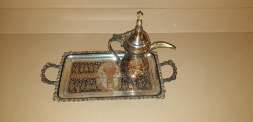 Zdjęcie oferty: Czajnik do cherbaty + taca z Egiptu