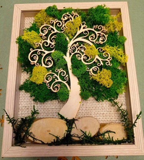 Zdjęcie oferty: Obrazek drzewo handmade prezent Dzień Matki 